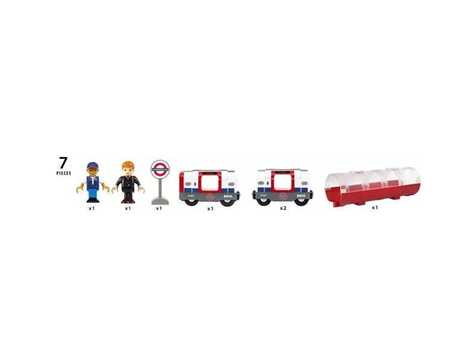 Brio Londoner U-Bahn mit Licht und Sound Brio Londoner U-Bahn mit Licht und Sound